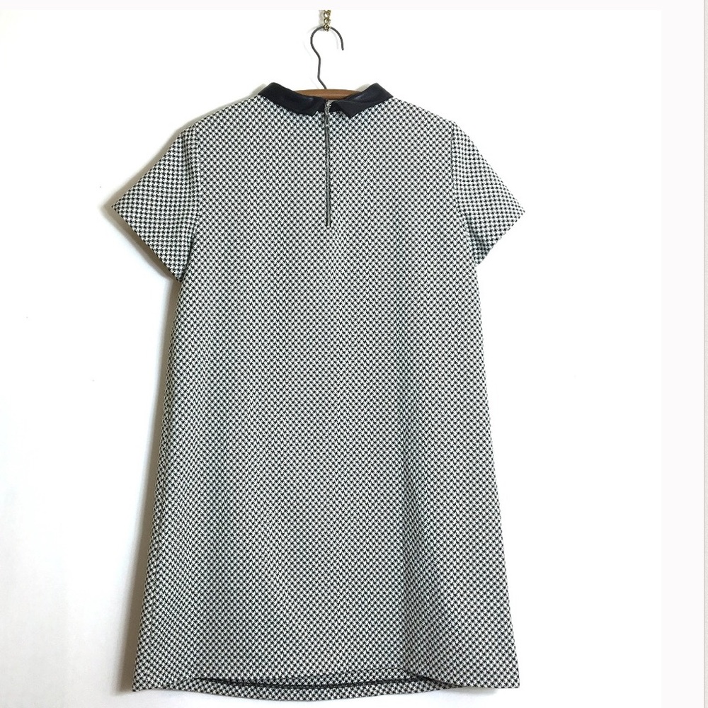 NWOT Zara houndstooth Peter pan collar dress - Picture 6 of 8